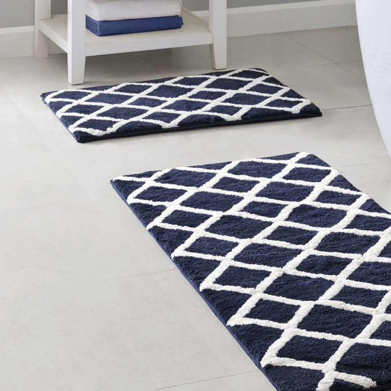 Bittman Reversible High Pile Tufted Bath Rug