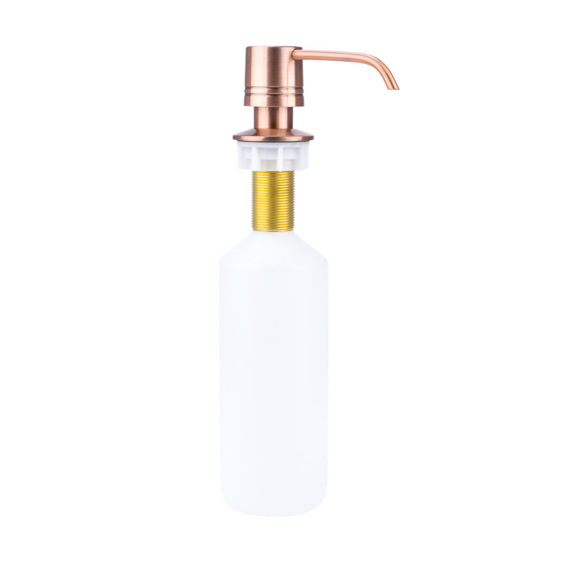 Antique Copper Deck-Mounted Metal Soap Dispenser