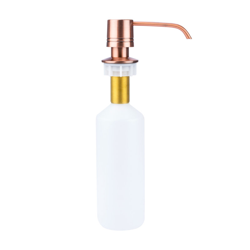 Antique Copper Deck-Mounted Metal Soap Dispenser