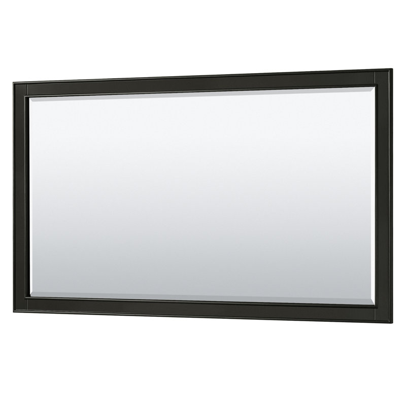 Deborah 60'' Dark Espresso Single Freestanding Bathroom Vanity with Light-Vein Carrara Marble Top