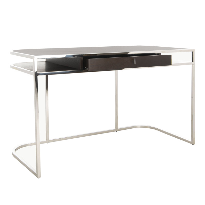 Julian 54" Espresso Oak Desk with Drawer