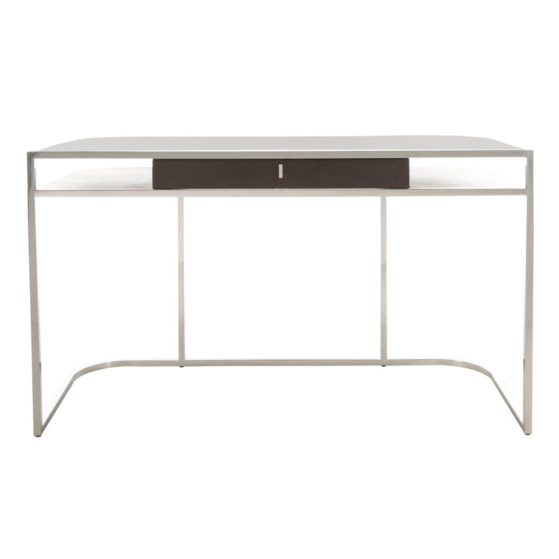 Julian 54" Espresso Oak Desk with Drawer