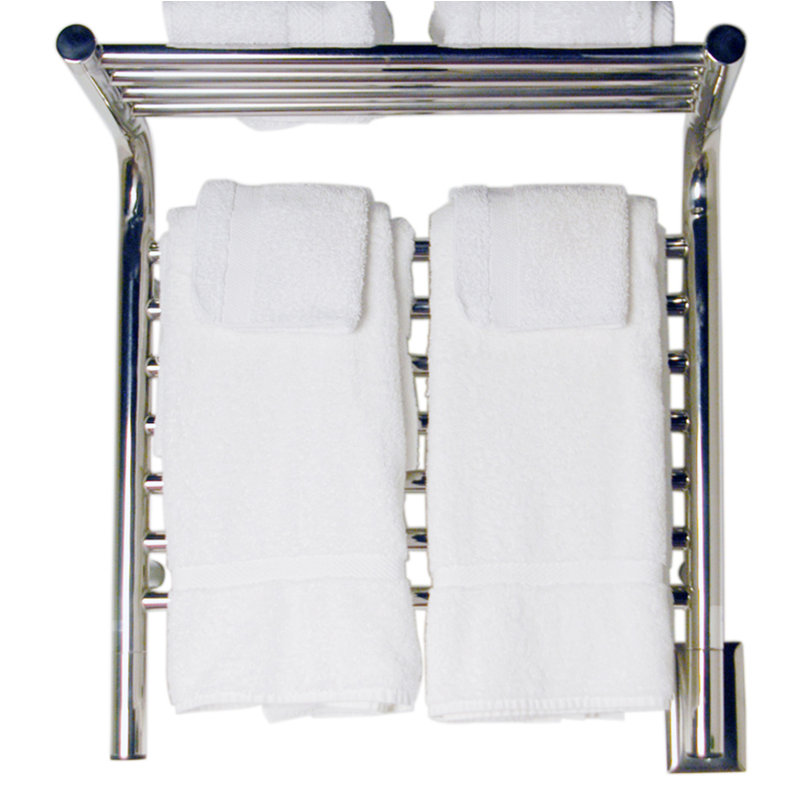 Polished Nickel Modern Wall Mounted Stainless Steel Shelf