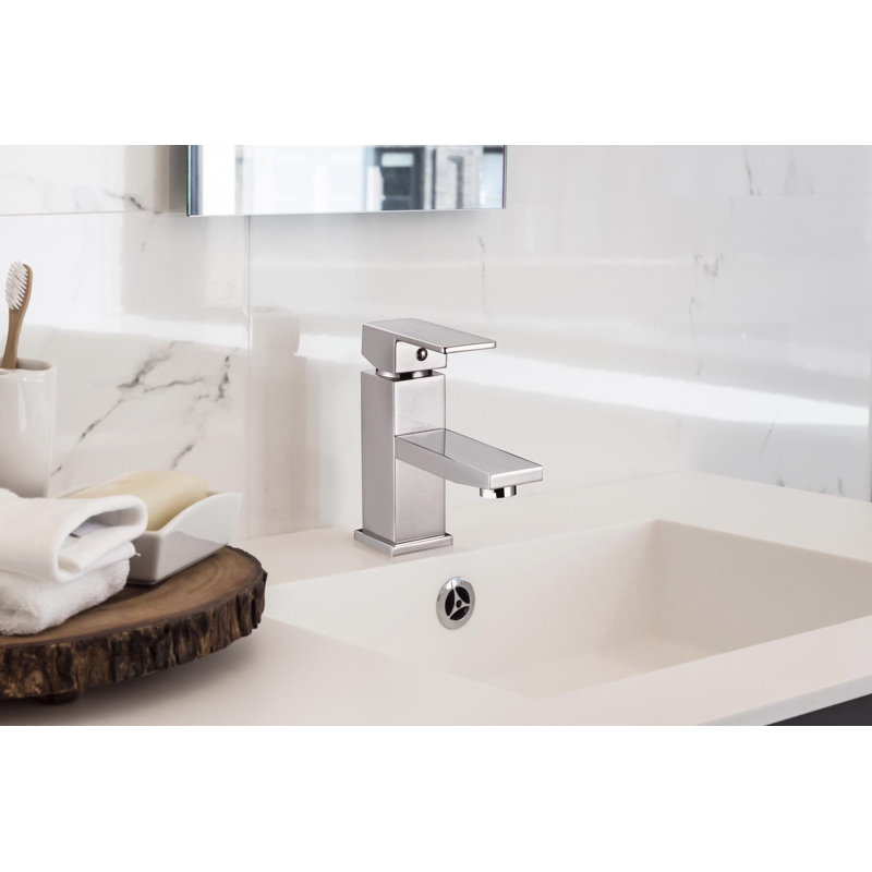 Bliss Chrome Single-Hole Low-Arc Bathroom Faucet