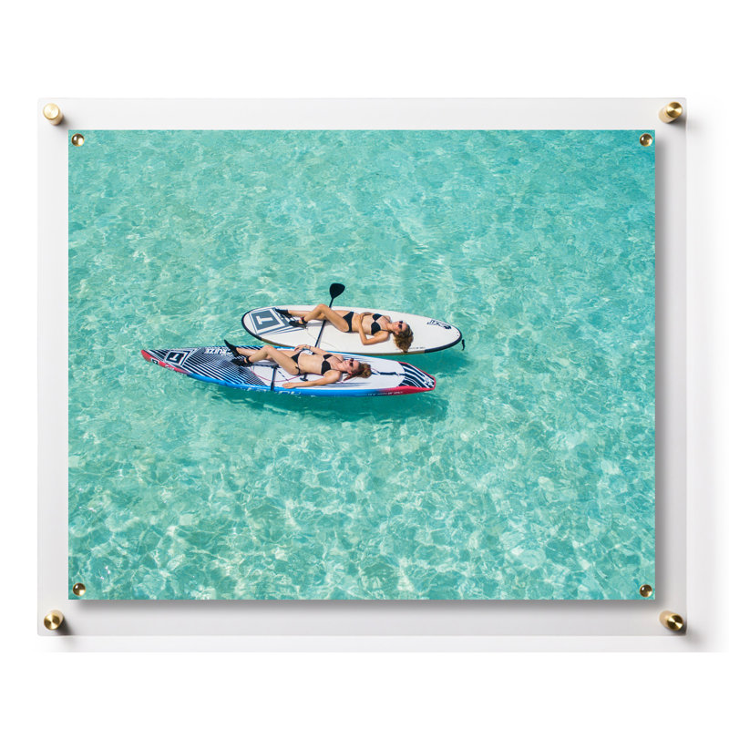 Gold Acrylic Floating Wall Frame - 19" x 23"