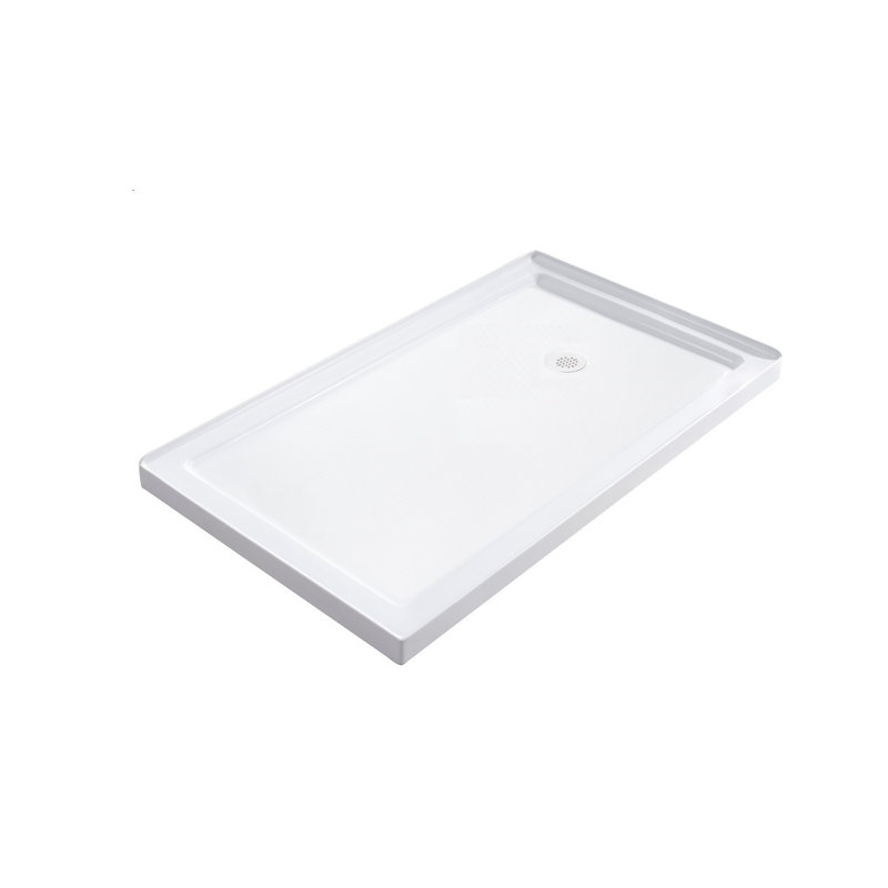 Langham 48'' x 77.5'' Frameless Clear Tempered Glass Sliding Shower Door