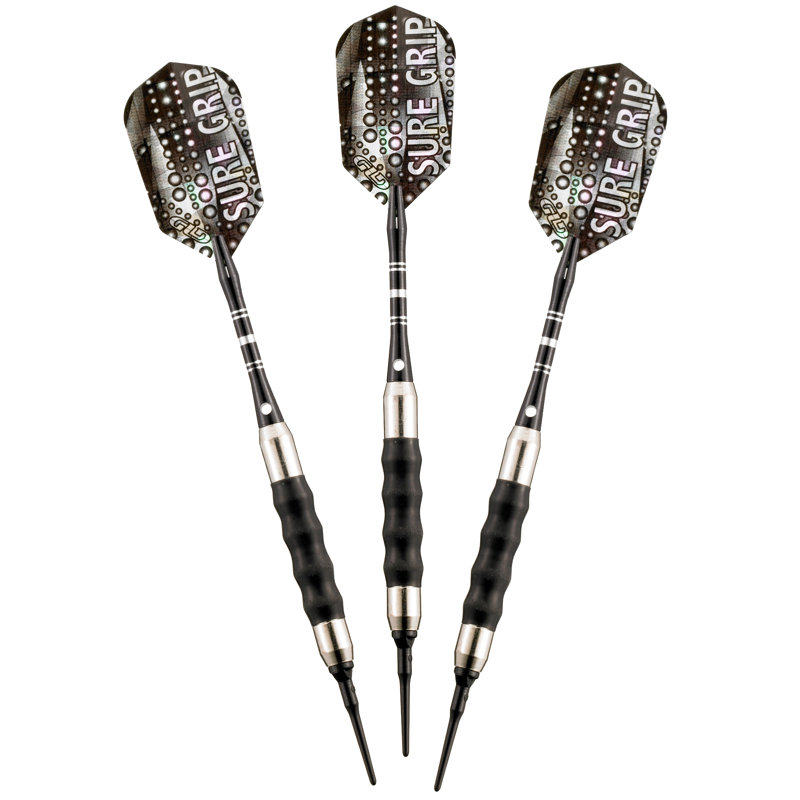 Viper Sure Grip Green Nickel Silver Soft Tip Darts Set