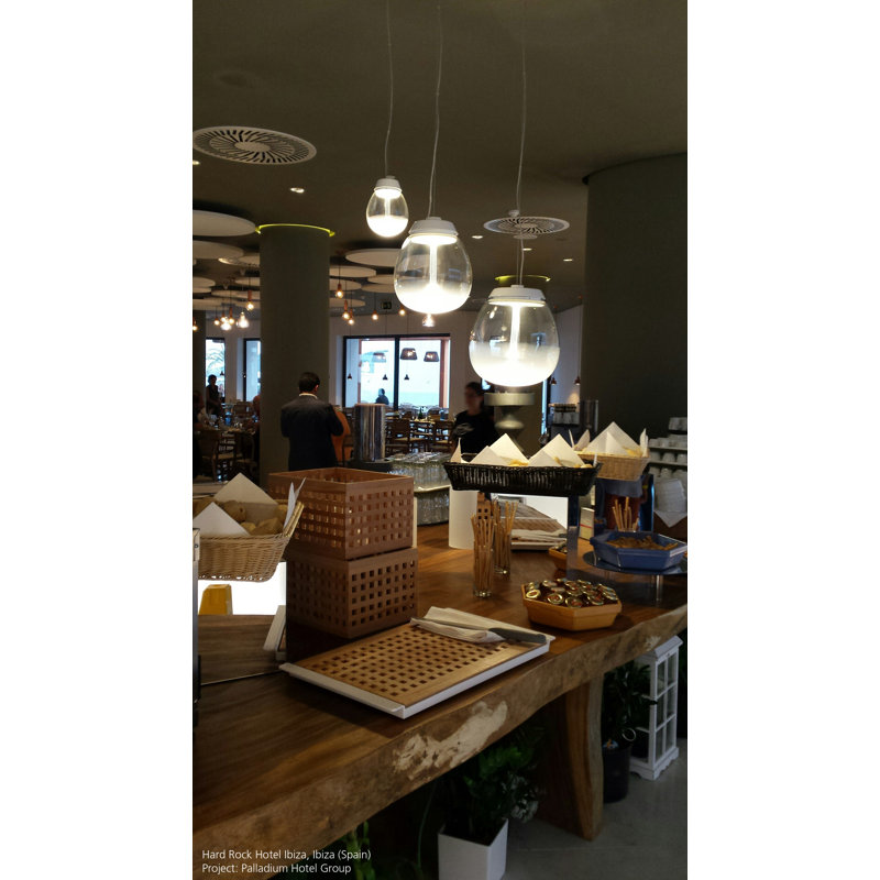 Empatia Small 11W Dimmable LED Glass Pendant Light
