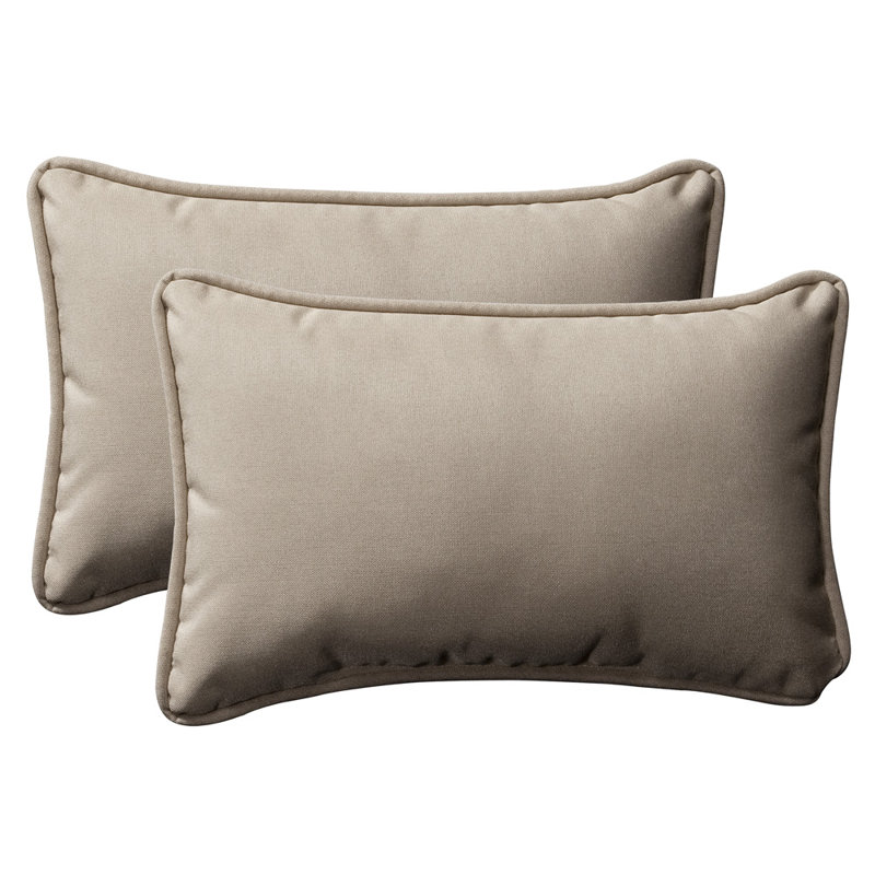 Black and Yellow Floral Oversized Lumbar Pillows Set