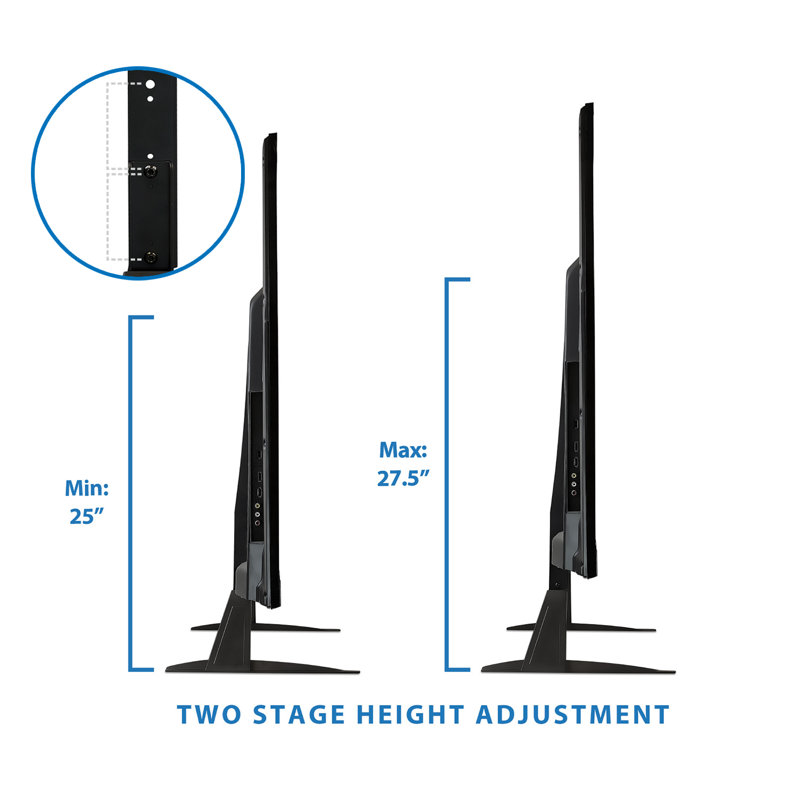 Sleek Universal Steel TV Stand with VESA Mount for 22"-60" Screens