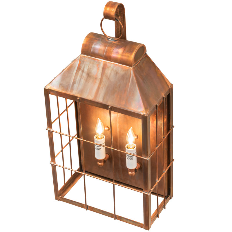 Avignon 18.5'' Bronze Coachman Lantern Wall Sconce
