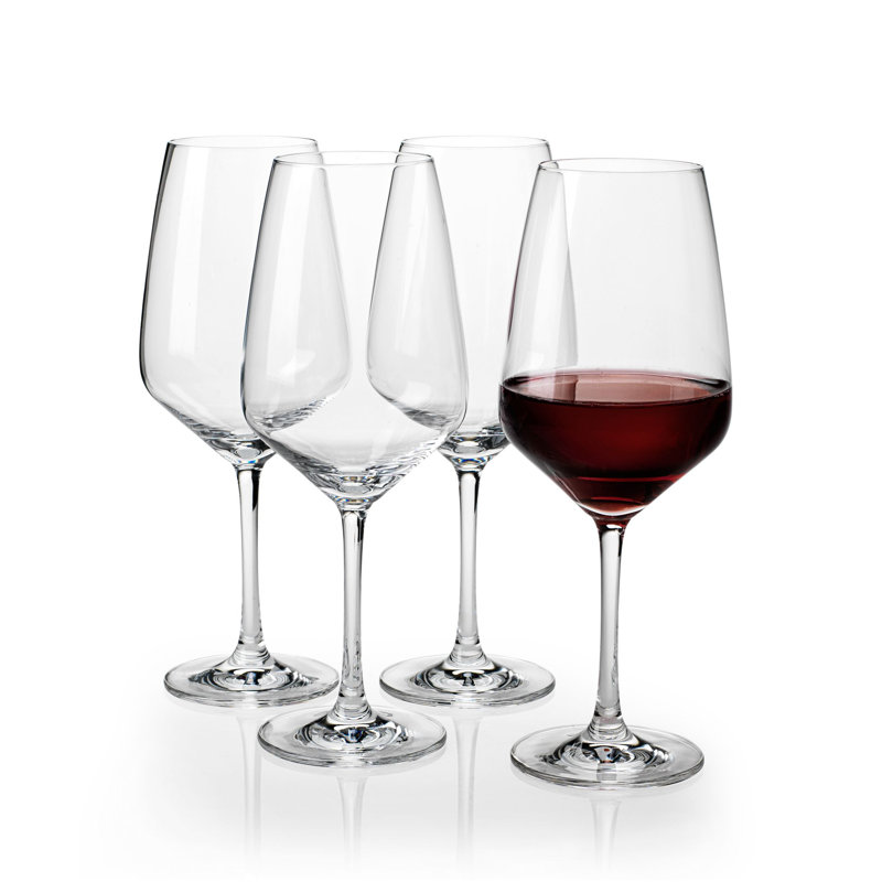 Clear Lead-Free Crystal 16.75 oz Champagne Glass Set of 4