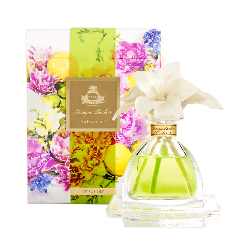 Monique Lhuillier Citrus Lily Diffuser with Sola Flowers