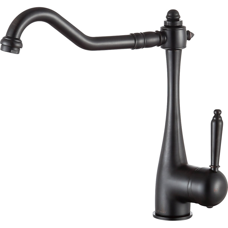 Oil Rubbed Bronze Pull Down Single Handle Kitchen Faucet