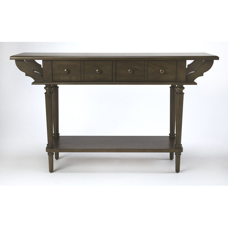 Butler Talia 124" Vintage Coffee Console Table with Storage