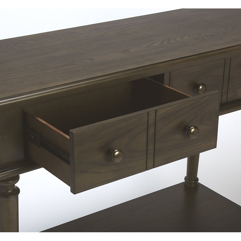 Butler Talia 124" Vintage Coffee Console Table with Storage