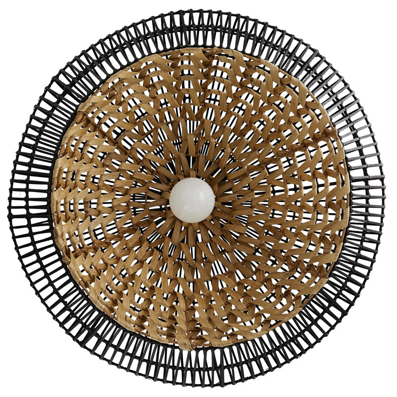 Rimini 35.5" Dual-Layer Brass & Glass Bowl Pendant Light