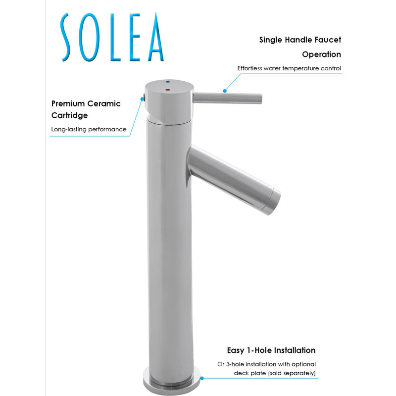 Elation Chrome Single-Handle Bathroom Faucet