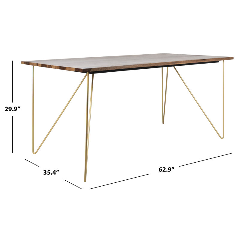 Reclaimed Wood Extendable Mid-century Modern Dining Table