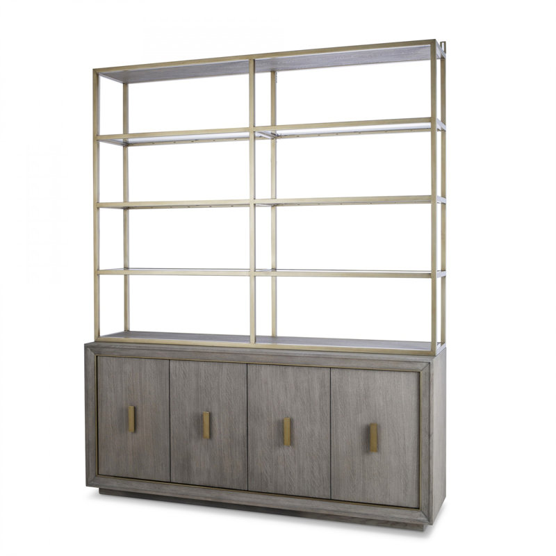 Monarch Golden Oak 72" Wide Handcrafted Sideboard