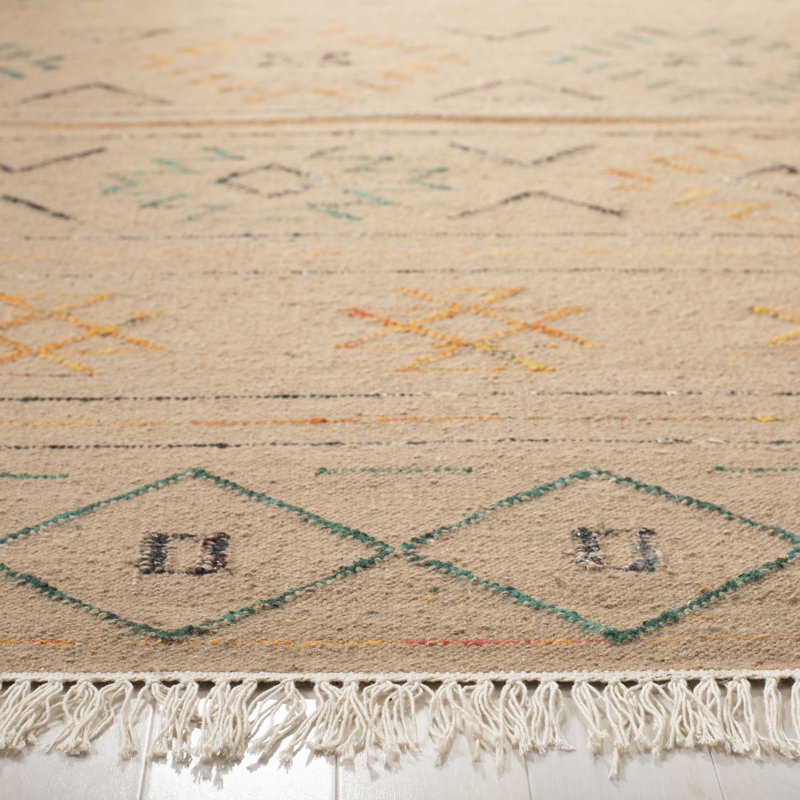 Safari Hand-Knotted Southwestern Wool Area Rug, 8' x 10'