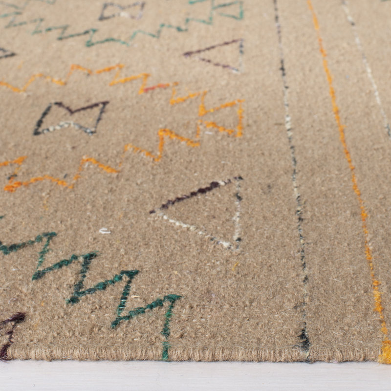 Safari Hand-Knotted Southwestern Wool Area Rug, 8' x 10'