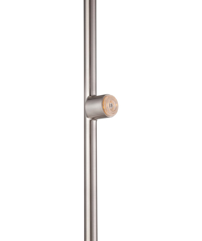 Adjustable Brushed Nickel LED Pharmacy Floor Lamp