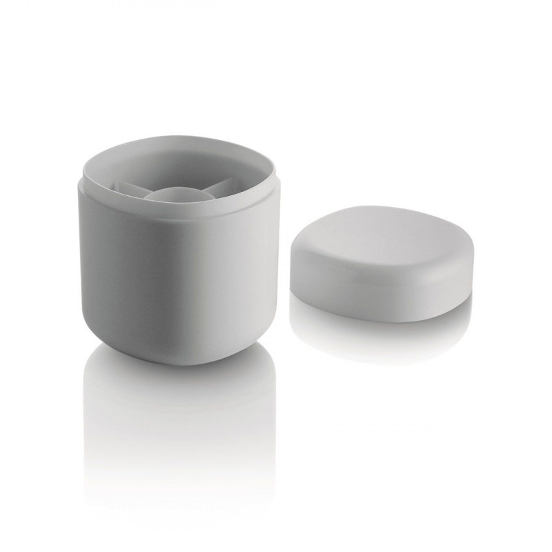 White Minimalist Cotton Swabs Holder