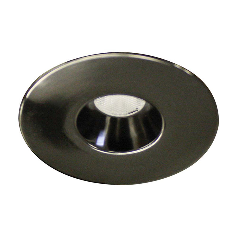 Sleek 3" Gunmetal LED Downlight for Under Cabinet & Wall Niches
