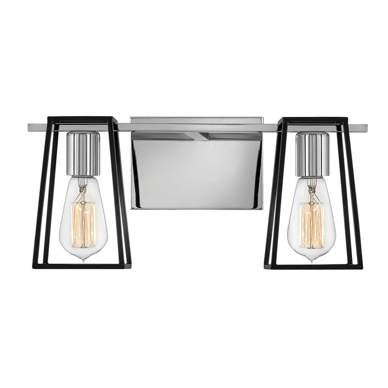 Filmore 16'' Chrome Industrial 2-Light Bath Vanity