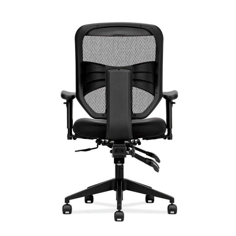 ErgoFlex 360° Black Mesh Adjustable High-Back Task Chair