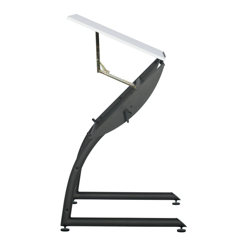 TriFlex White Adjustable Height Craft and Drawing Desk