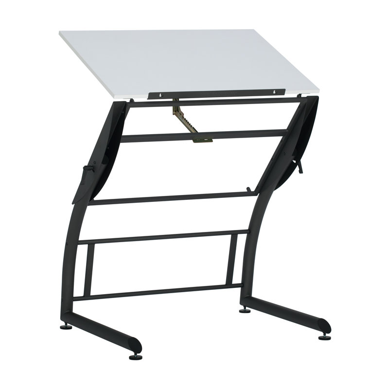 TriFlex White Adjustable Height Craft and Drawing Desk