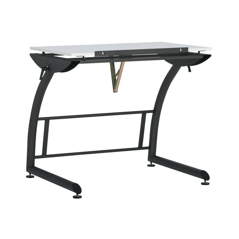 TriFlex White Adjustable Height Craft and Drawing Desk