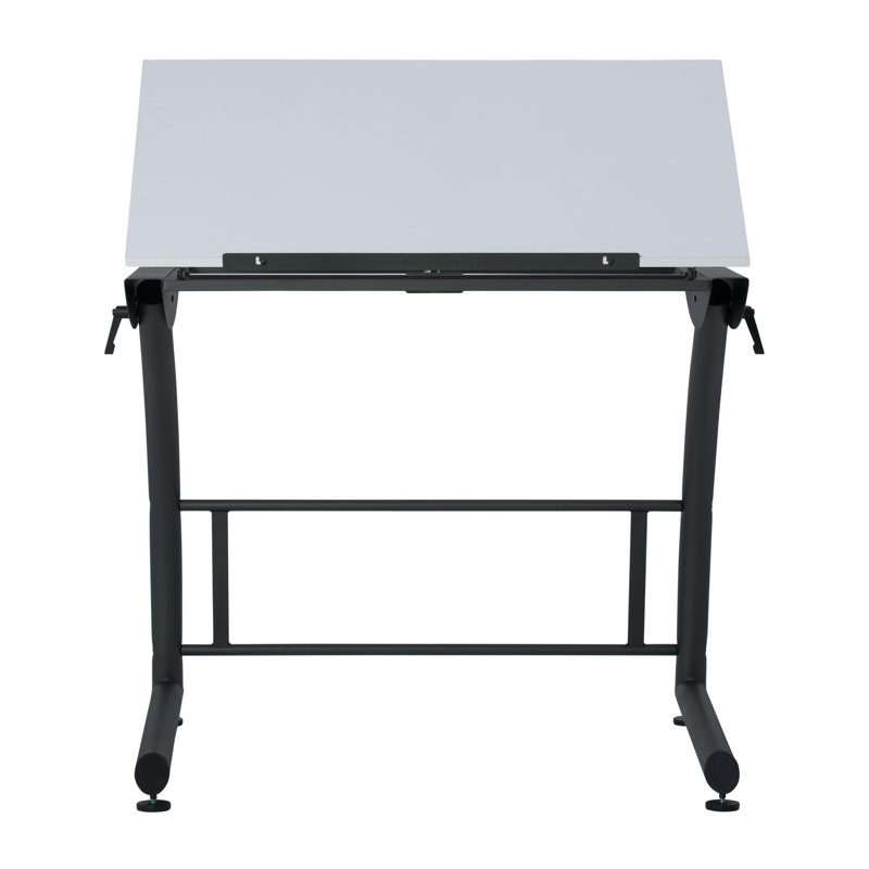 TriFlex White Adjustable Height Craft and Drawing Desk