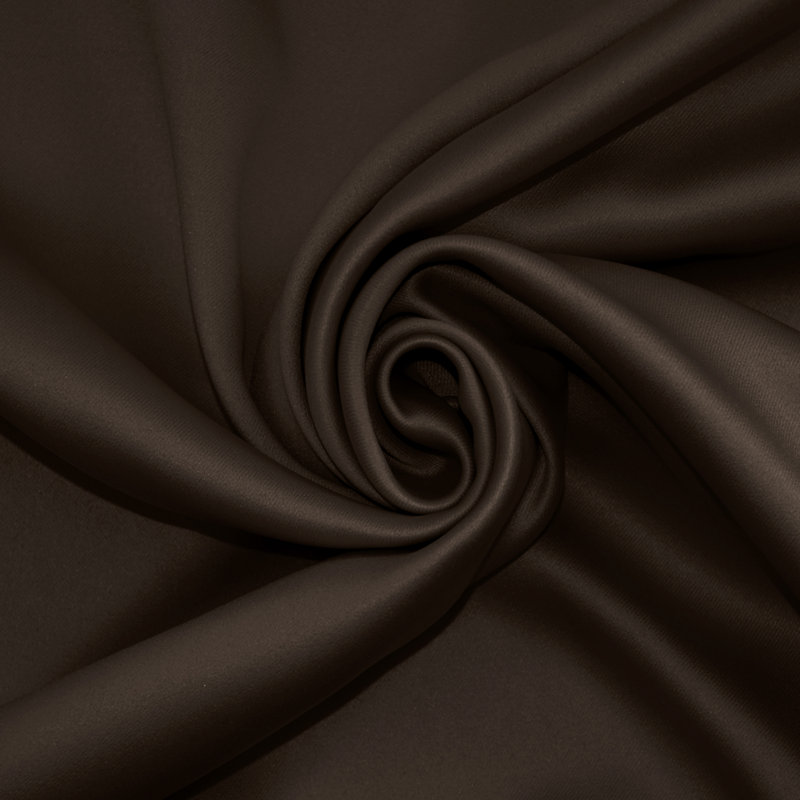Brown Blackout Rod Pocket Polyester Insulated Drapes