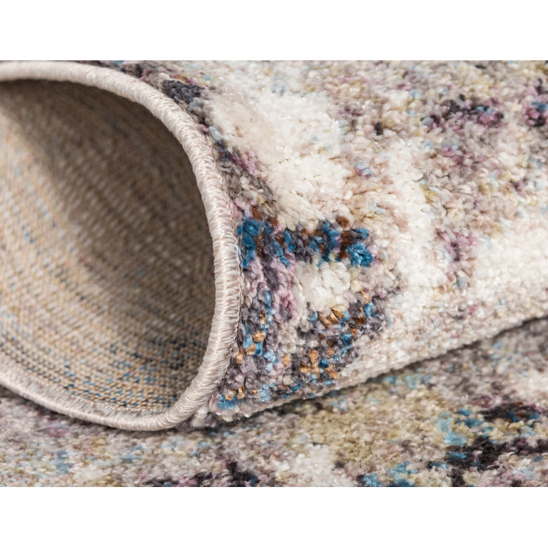 Gramercy Downtown Multicolor Abstract 2'2" x 6' Runner Rug