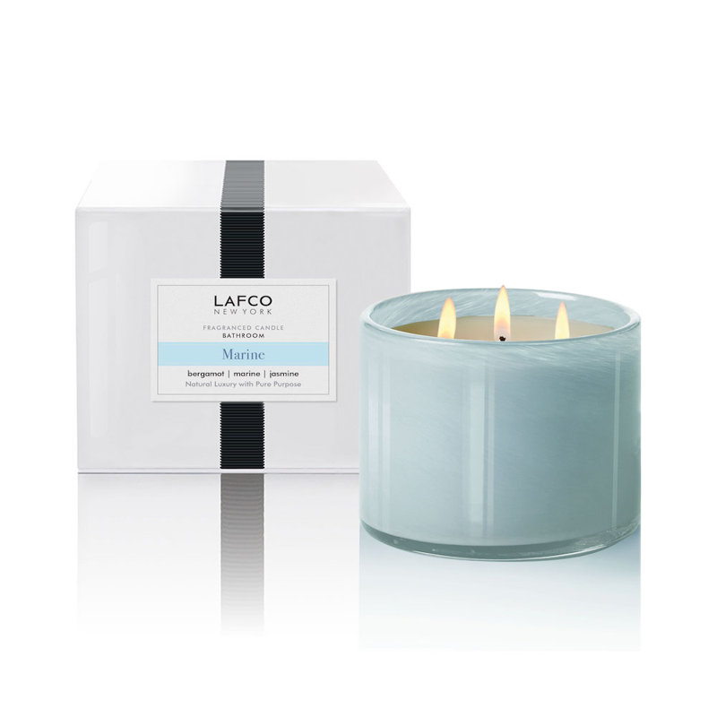 Marine Essence 3-Wick 30oz Blue Soy Candle