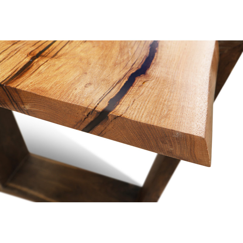 Brugge Oak Solid Wood Rectangular Dining Table for Eight