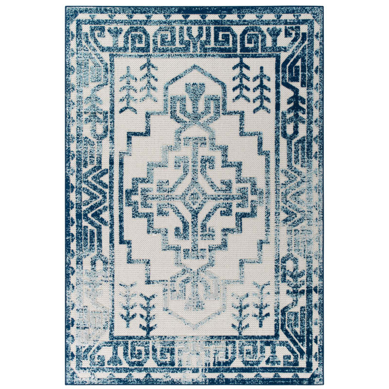 Nyssa Southwestern Aztec 5' x 8' Multicolor Indoor/Outdoor Area Rug