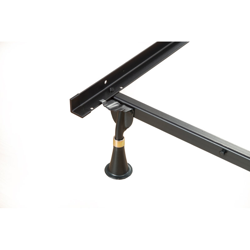 King Size Metal Lev-R-Lock Adjustable Bed Frame with Headboard