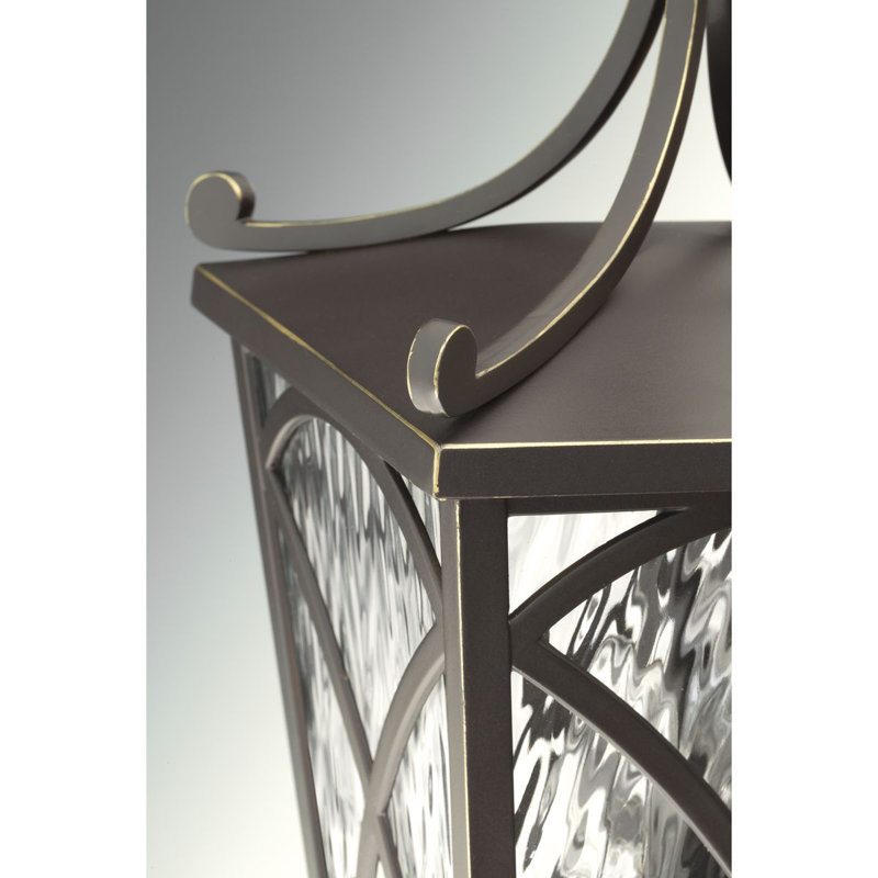 Cadence Oil Rubbed Bronze Outdoor Wall Lantern with Clear Glass