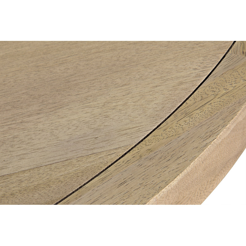 Lima 60'' Washed Walnut Round Dining Table