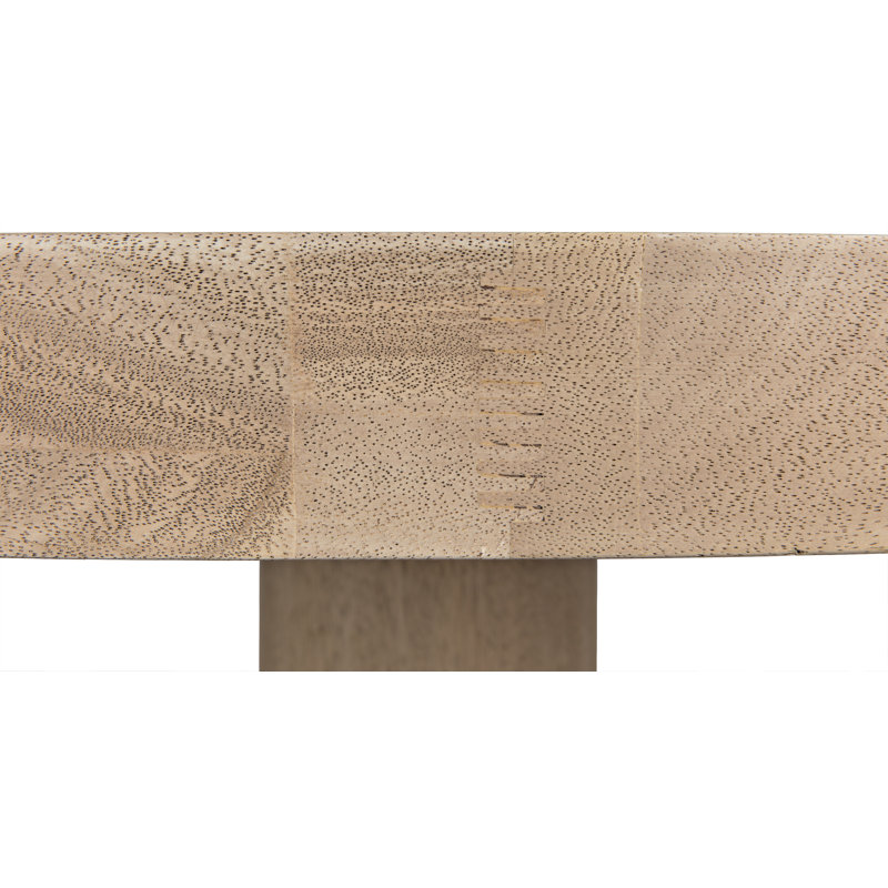 Lima 60'' Washed Walnut Round Dining Table