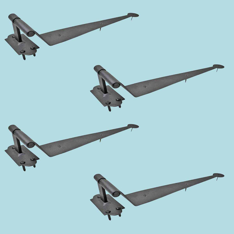 3.5" H x 11.75" W Offset Single Door Hinge (Set of 4)