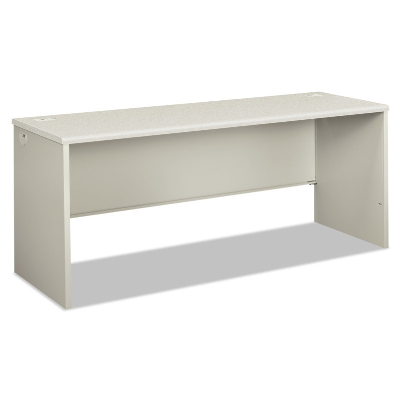 Light Gray 72" Laminate Desk with Modesty Panel