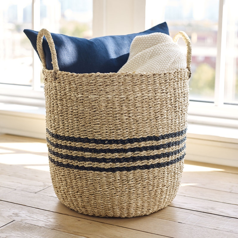 Nila Round Seagrass Storage Baskets Set of 3