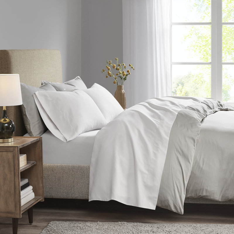 Twin XL Teal Microfiber and Cotton Sheet Set