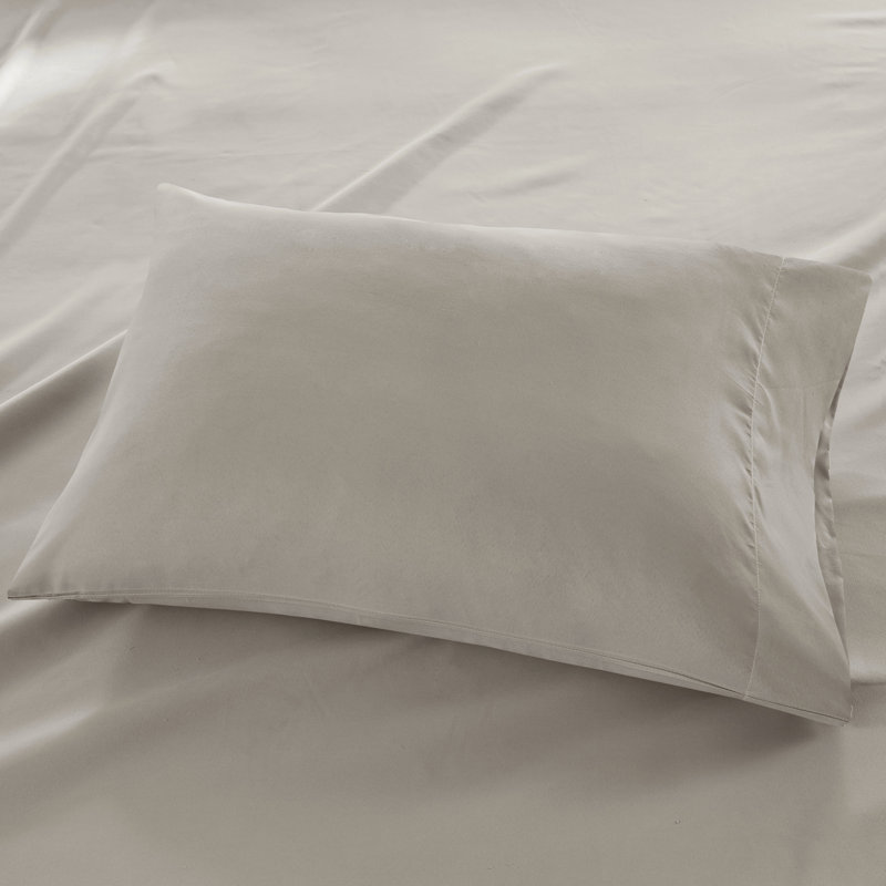 California King White Cotton Polyester Deep Pocket Sheet Set