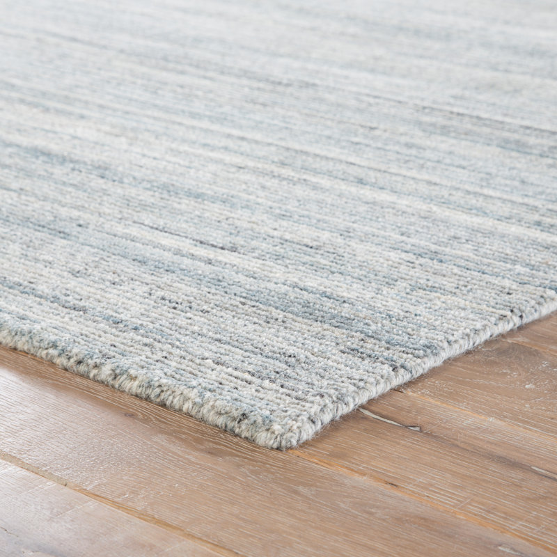 Vassa Blue and Gray Handmade Wool Rug